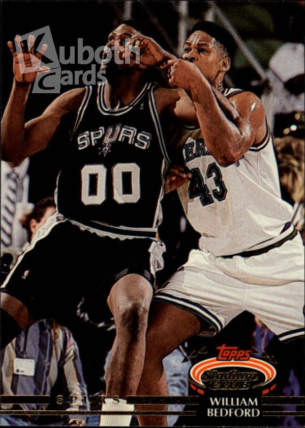 NBA 1992-93 Stadium Club - No. 389 - William Bedford