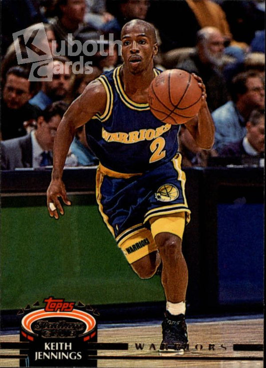 NBA 1992-93 Stadium Club - No. 392 - Keith Jennings