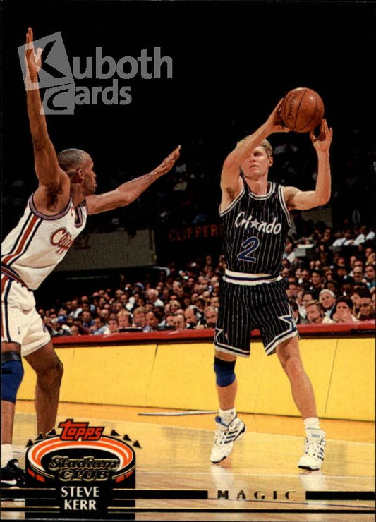 NBA 1992-93 Stadium Club - No. 393 - Steve Kerr