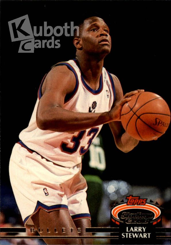 NBA 1992-93 Stadium Club - No. 394 - Larry Stewart