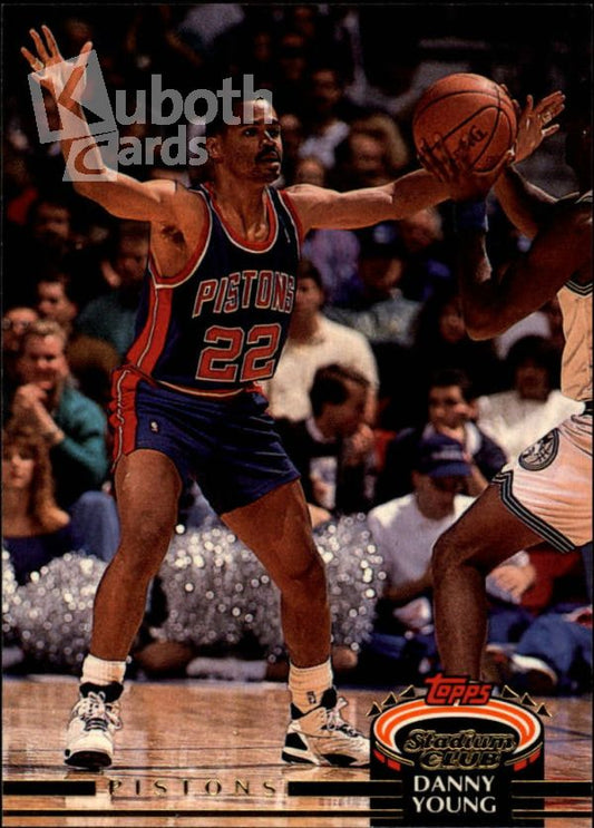 NBA 1992-93 Stadium Club - No. 395 - Danny Young