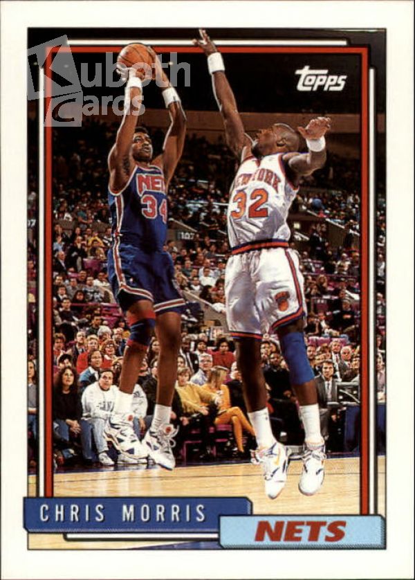 NBA 1992-93 Topps - No. 30 - Chris Morris