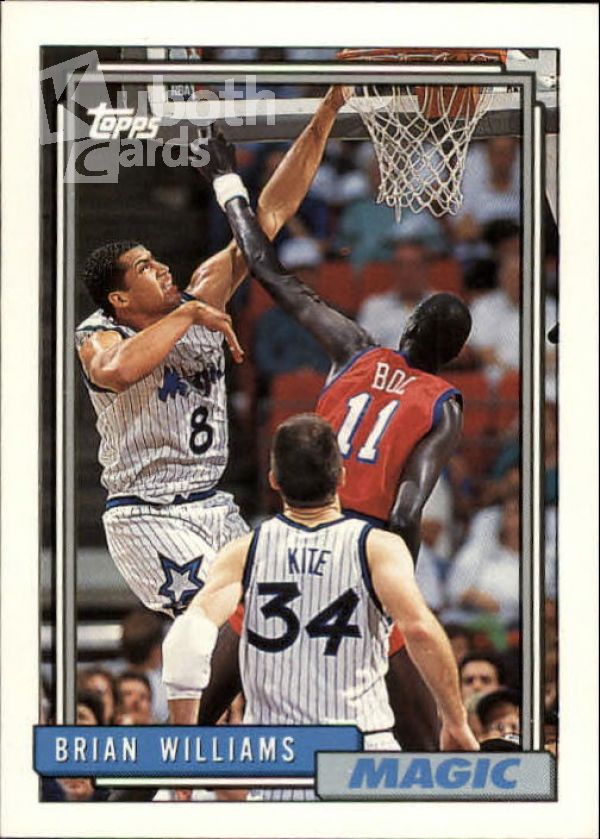 NBA 1992-93 Topps - No. 55 - Brian Williams