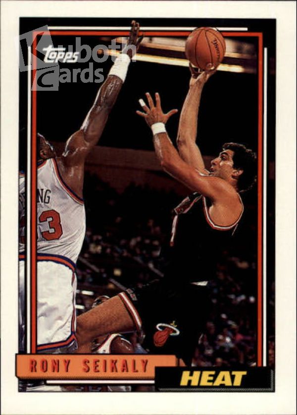 NBA 1992-93 Topps - No 92 - Rony Seikaly