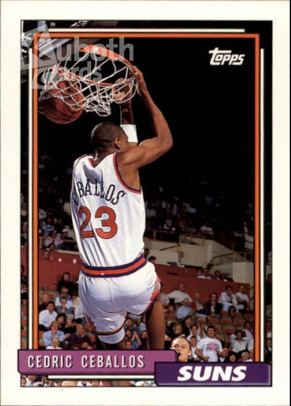 NBA 1992-93 Topps - No 153 - Cedric Ceballos