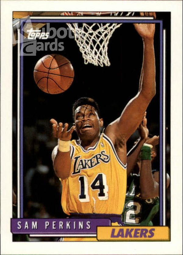 NBA 1992-93 Topps - No. 174 - Sam Perkins