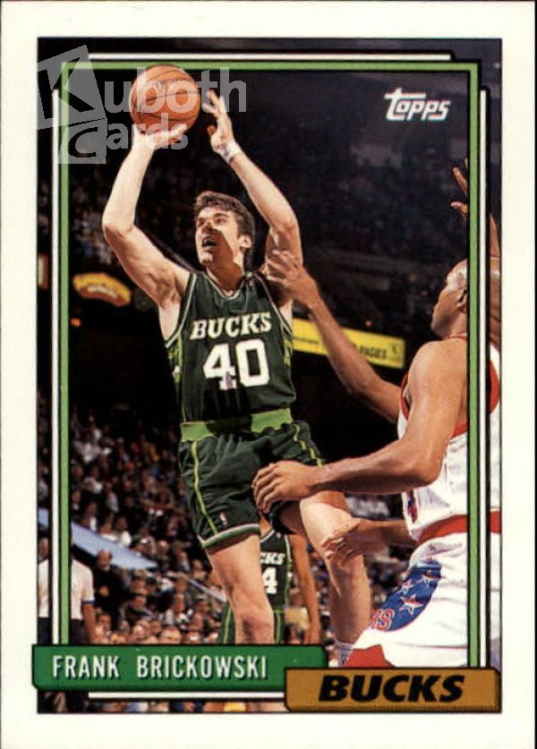 NBA 1992-93 Topps - No. 187 - Frank Brickowski