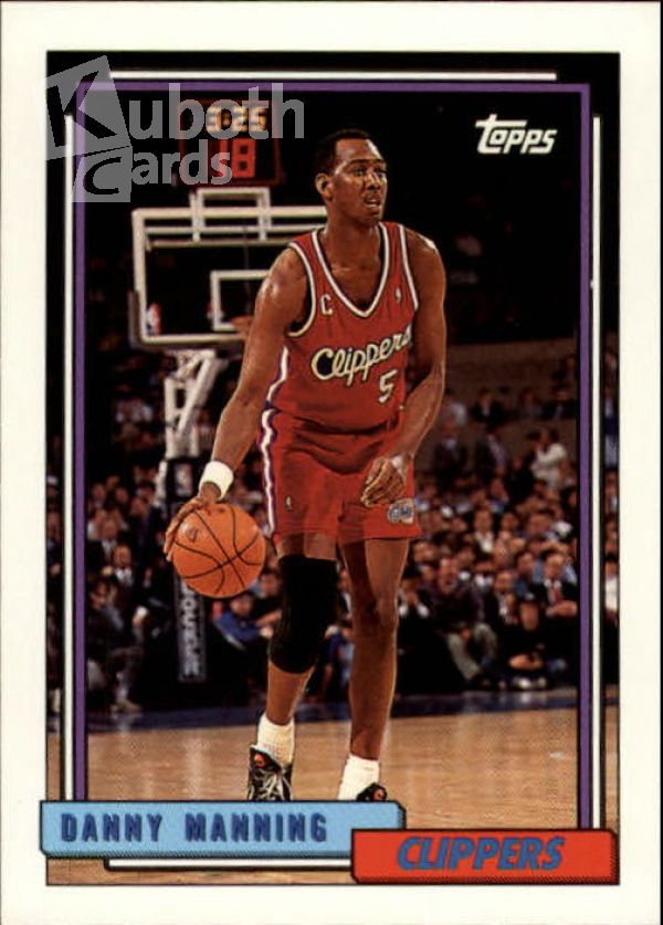 NBA 1992-93 Topps - No 189 - Danny Manning