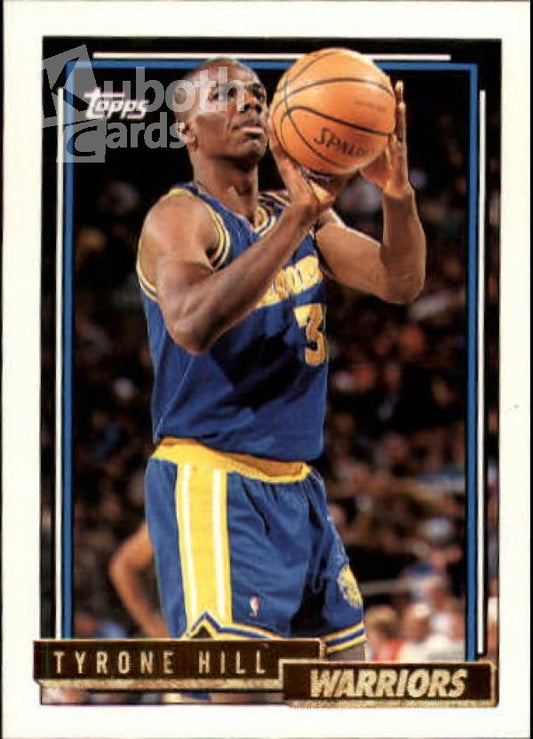 NBA 1992-93 Topps Gold - No. 162 - Tyrone Hill