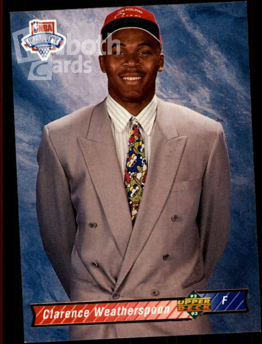 NBA 1992-93 Upper Deck - No 5 - Clarence Weatherspoon