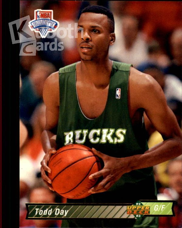 NBA 1992-93 Upper Deck - No. 20 - Todd Day