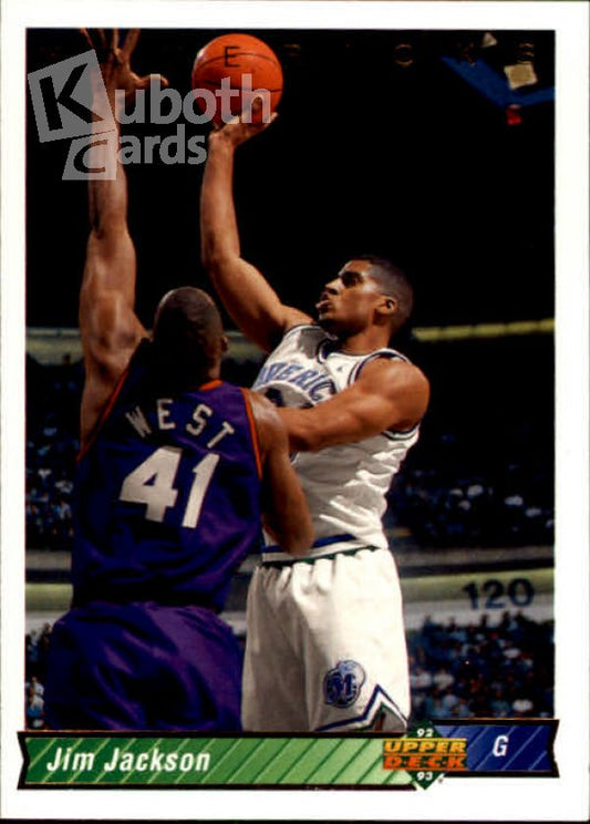 NBA 1992-93 Upper Deck - No. 33 - Jim Jackson