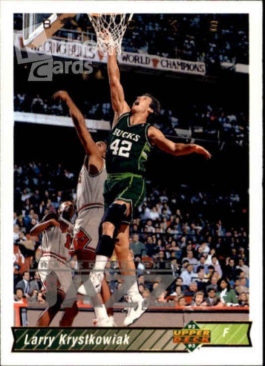 NBA 1992-93 Upper Deck - No. 72 - Larry Krystkowiak