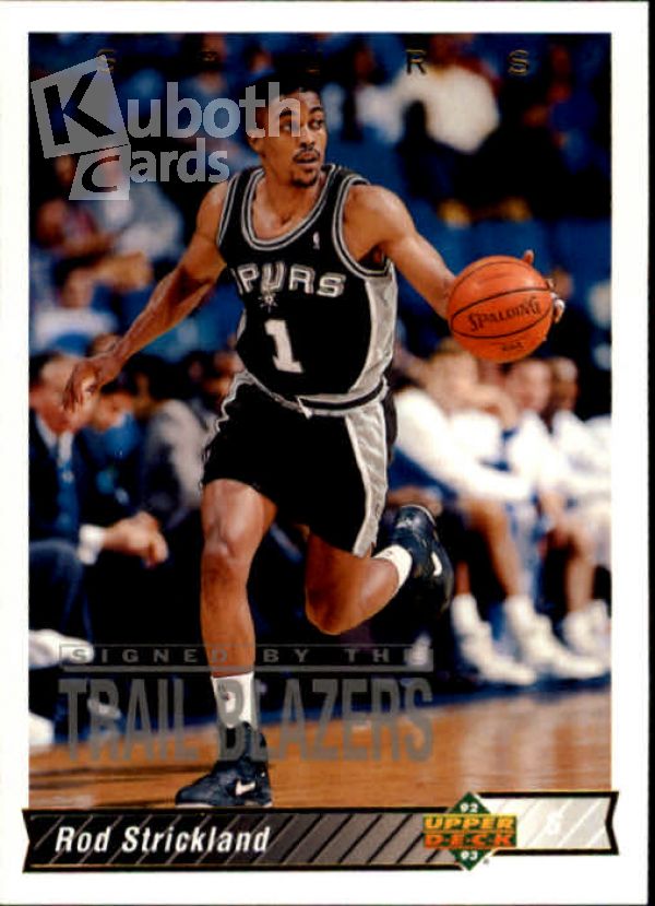 NBA 1992-93 Upper Deck - No. 74 - Rod Strickland