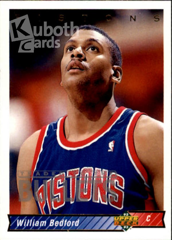 NBA 1992-93 Upper Deck - No 83 - William Bedford