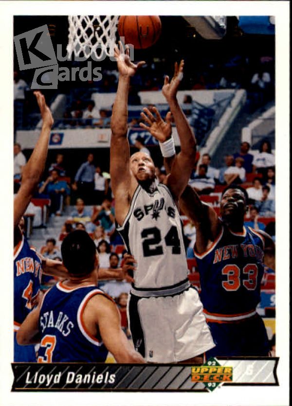 NBA 1992-93 Upper Deck - No. 86 - Lloyd Daniels