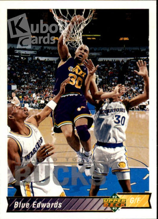 NBA 1992-93 Upper Deck - No. 87 - Blue Edwards