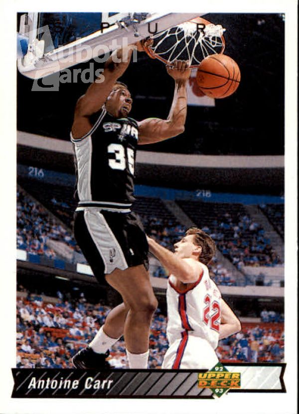 NBA 1992-93 Upper Deck - No. 106 - Antoine Carr