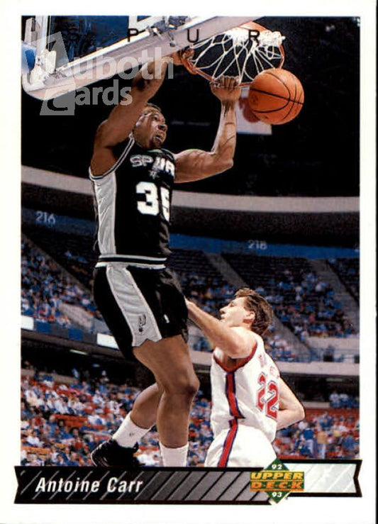 NBA 1992-93 Upper Deck - No 106 - Antoine Carr