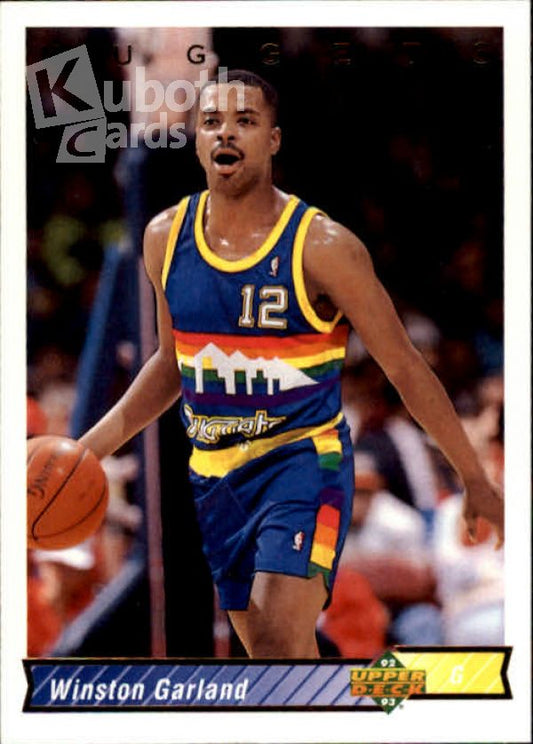 NBA 1992-93 Upper Deck - No 115 - Winston Garland