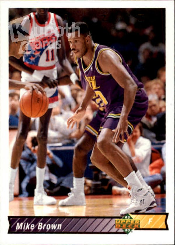 NBA 1992-93 Upper Deck - No 118 - Mike Brown