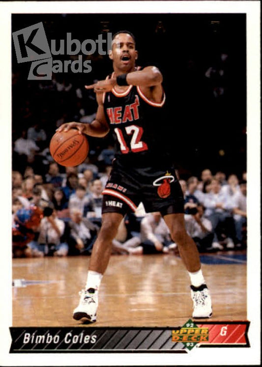 NBA 1992-93 Upper Deck - No 121 - Bimbo Coles