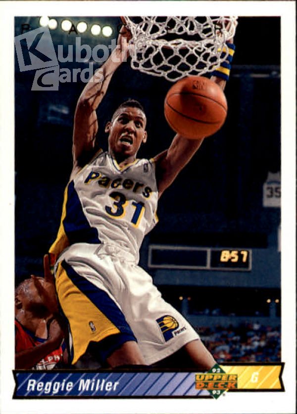 NBA 1992-93 Upper Deck - No. 123 - Reggie Miller