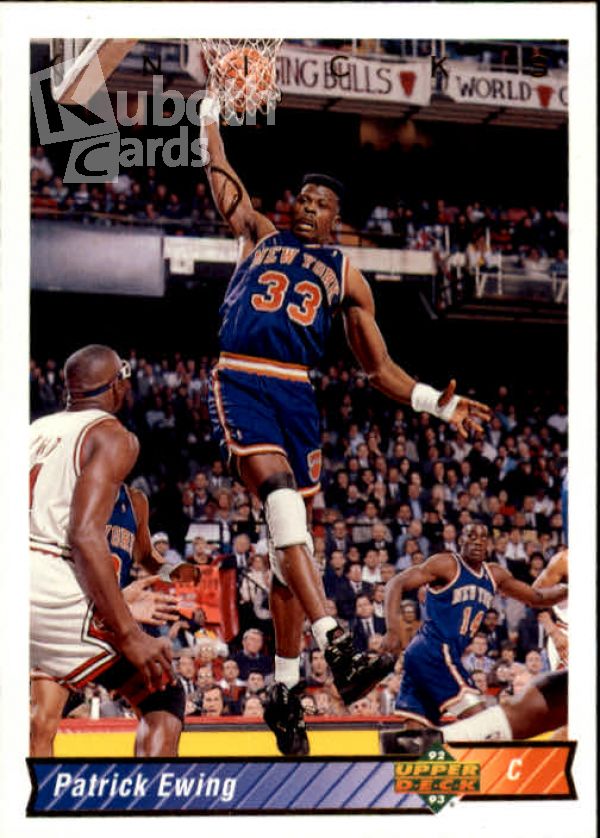 NBA 1992-93 Upper Deck - No. 130 - Patrick Ewing