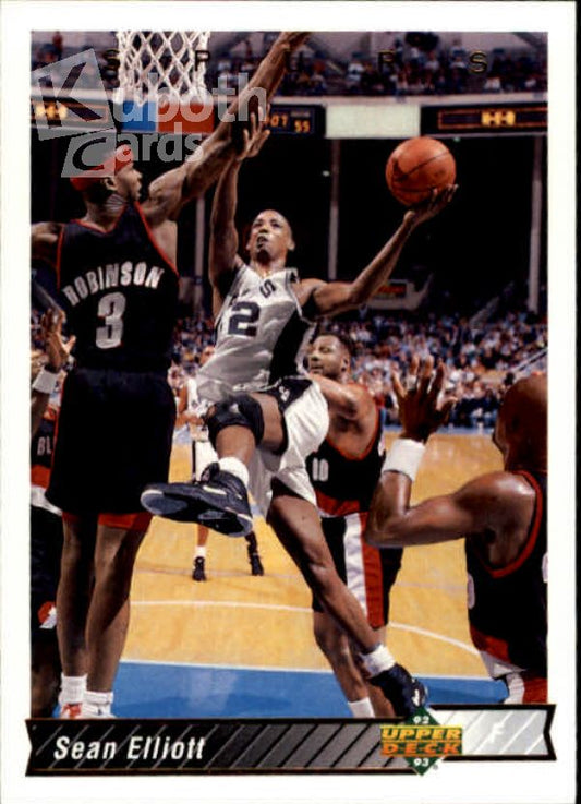 NBA 1992-93 Upper Deck - No 131 - Sean Elliott