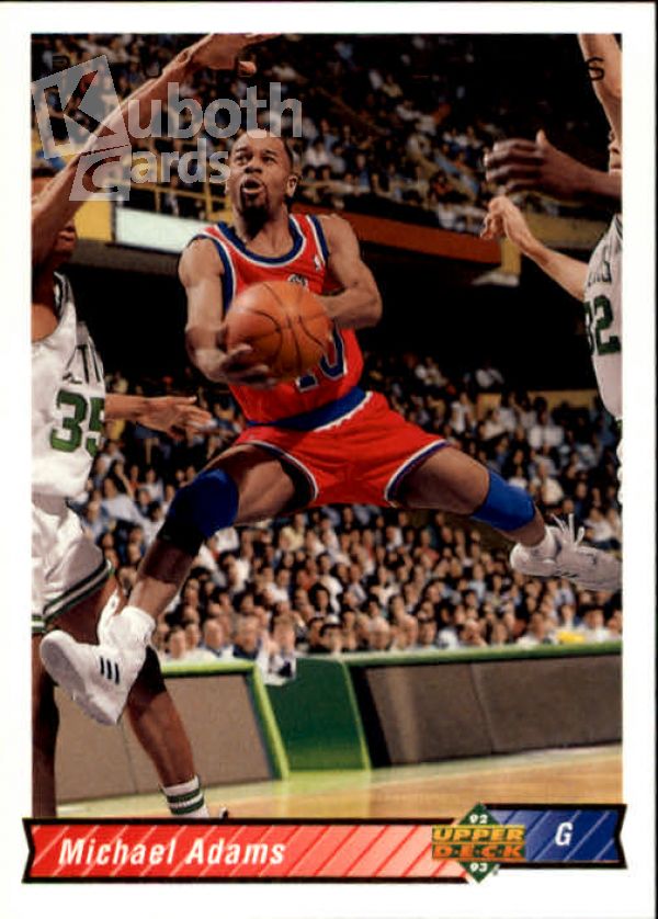 NBA 1992-93 Upper Deck - No 139 - Michael Adams