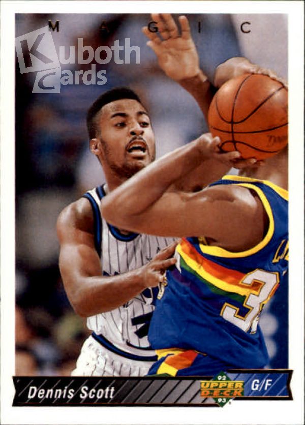 NBA 1992-93 Upper Deck - No 141 - Dennis Scott