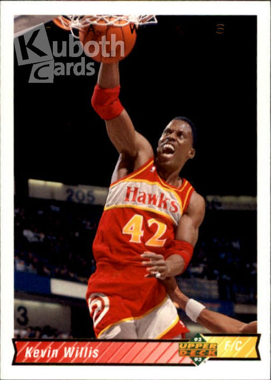 NBA 1992-93 Upper Deck - No. 144 - Kevin Willis