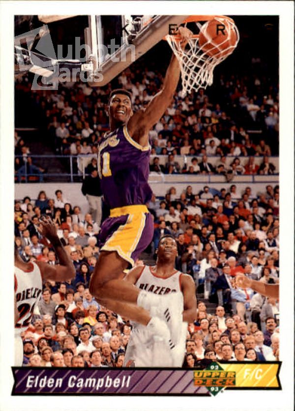 NBA 1992-93 Upper Deck - No 152 - Elden Campbell