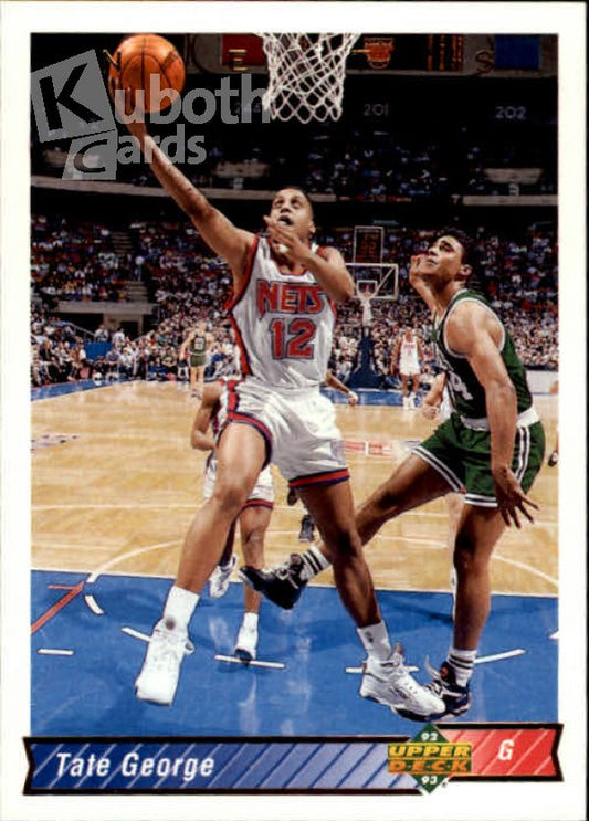 NBA 1992-93 Upper Deck - No. 155 - Tate George