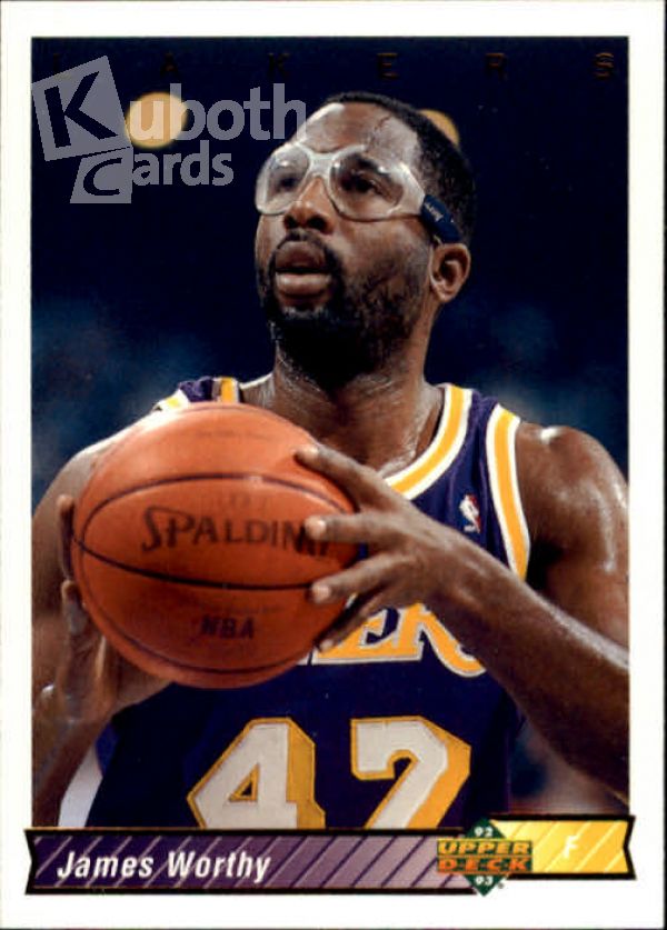 NBA 1992-93 Upper Deck - No 156 - James Worthy