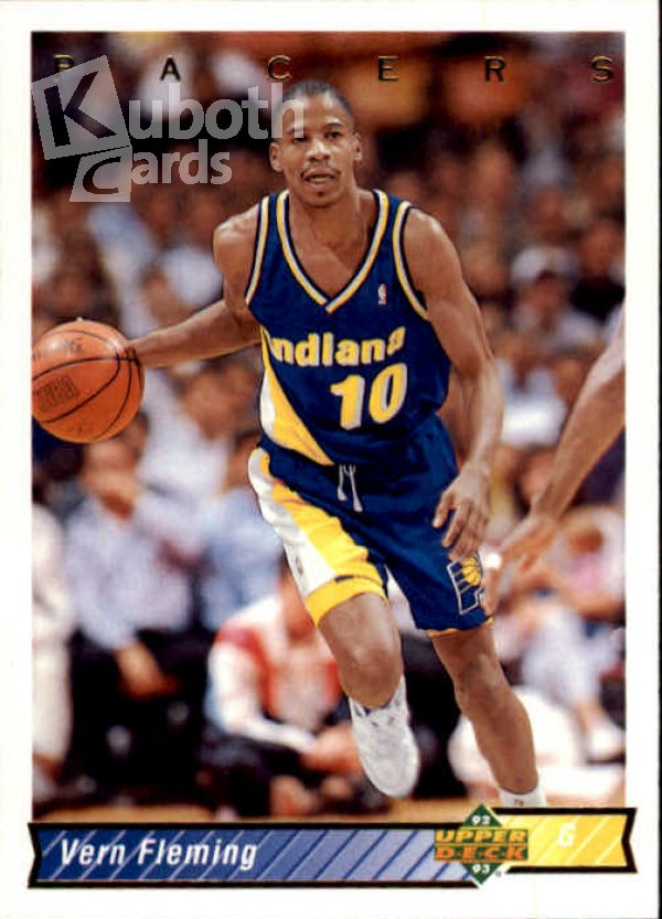 NBA 1992-93 Upper Deck - No 165 - Vern Fleming