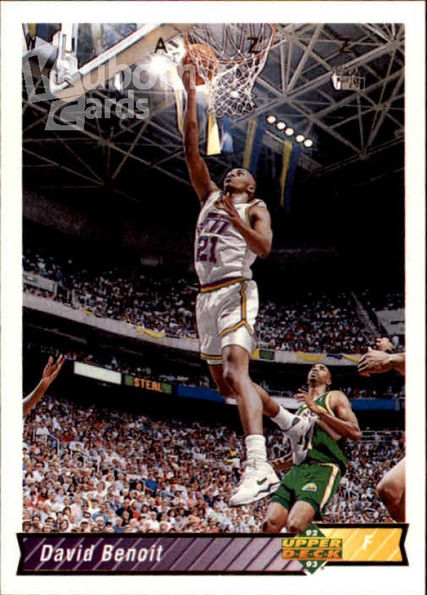 NBA 1992-93 Upper Deck - No. 174 - David Benoit