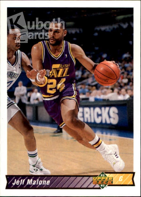 NBA 1992-93 Upper Deck - No. 178 - Jeff Malone