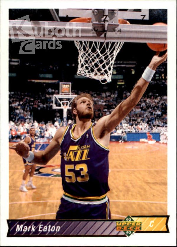 NBA 1992-93 Upper Deck - No. 180 - Mark Eaton