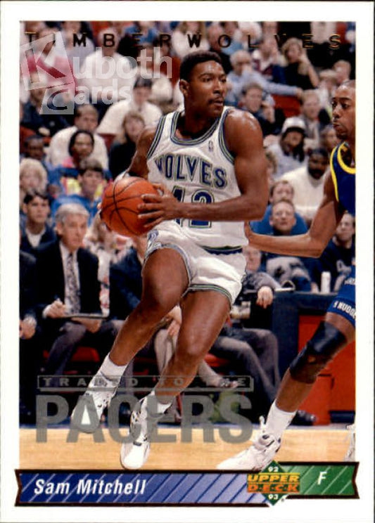 NBA 1992-93 Upper Deck - No 188 - Sam Mitchell