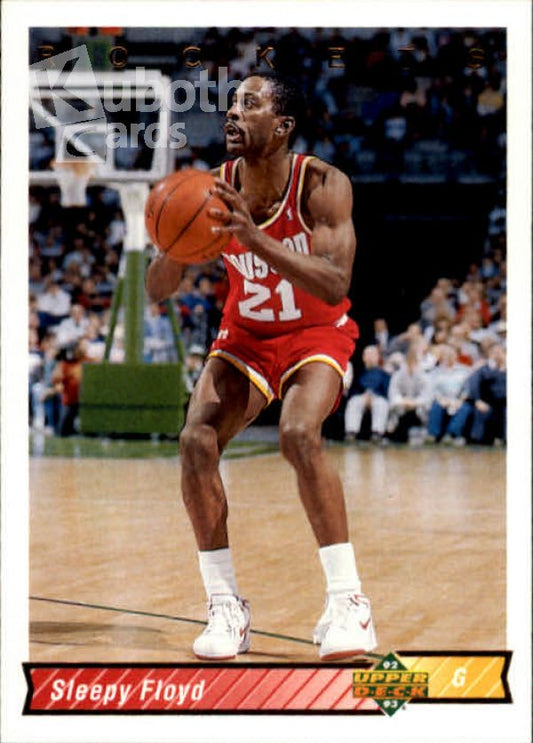 NBA 1992-93 Upper Deck - No 194 - Sleepy Floyd