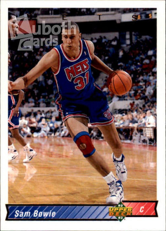 NBA 1992-93 Upper Deck - No 198 - Sam Bowie