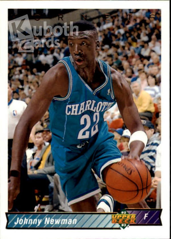 NBA 1992-93 Upper Deck - No 202 - Johnny Newman