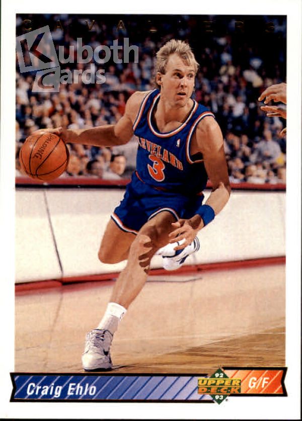 NBA 1992-93 Upper Deck - No. 212 - Craig Ehlo