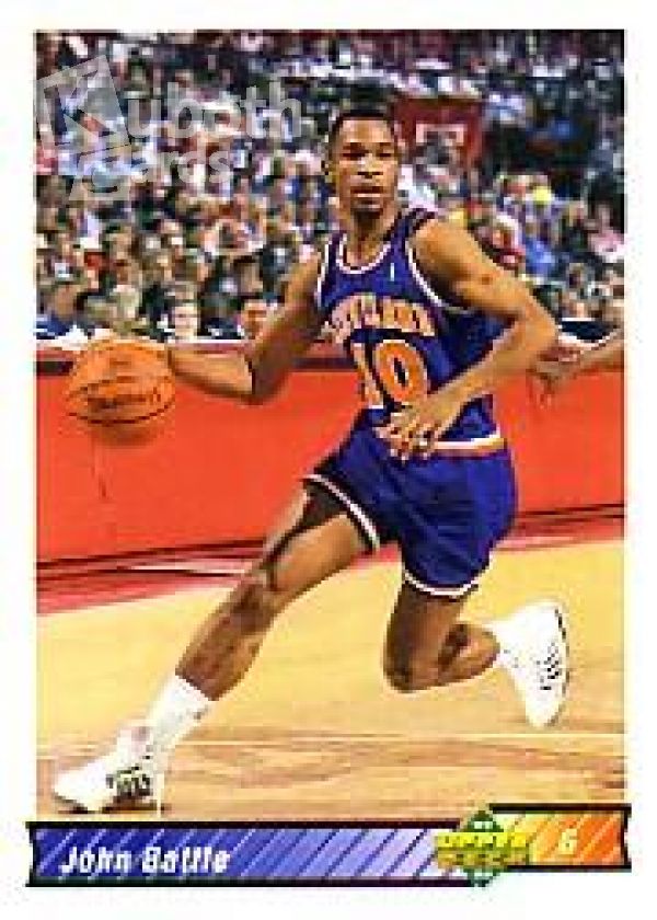 NBA 1992-93 Upper Deck - No 218 - John Battle