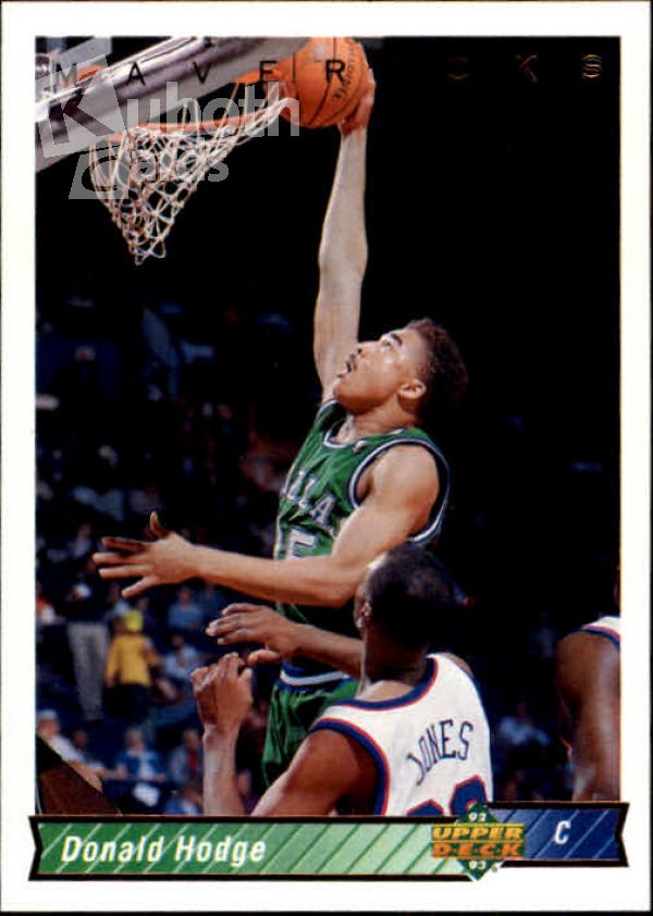 NBA 1992-93 Upper Deck - No. 220 - Donald Hodge