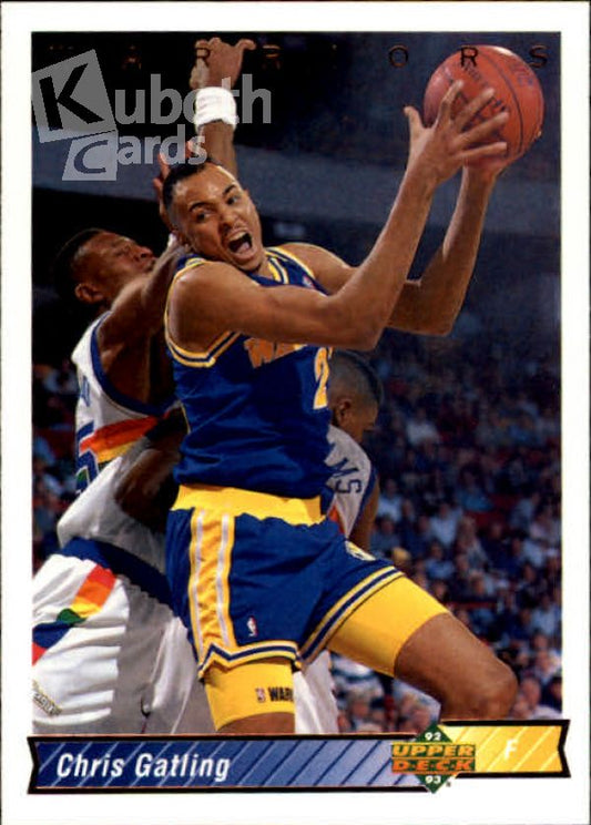 NBA 1992-93 Upper Deck - No 221 - Chris Gatling