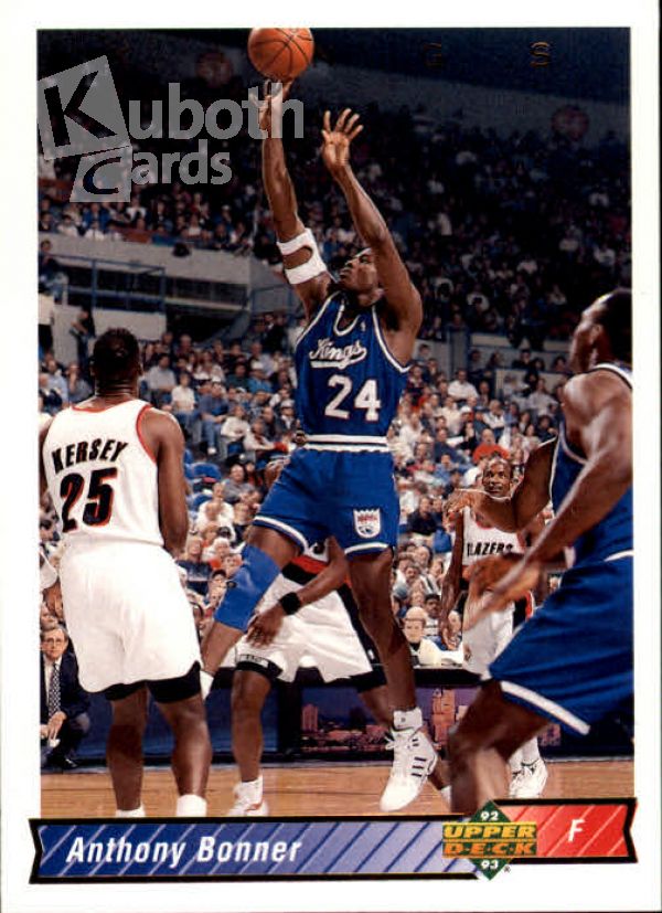 NBA 1992-93 Upper Deck - No. 224 - Anthony Bonner