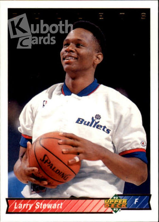 NBA 1992-93 Upper Deck - No 22 - Larry Stewart