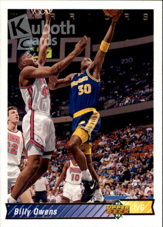 NBA 1992-93 Upper Deck - No. 229 - Billy Owens